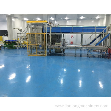 High speed automatic palletizer for empty cans stacking